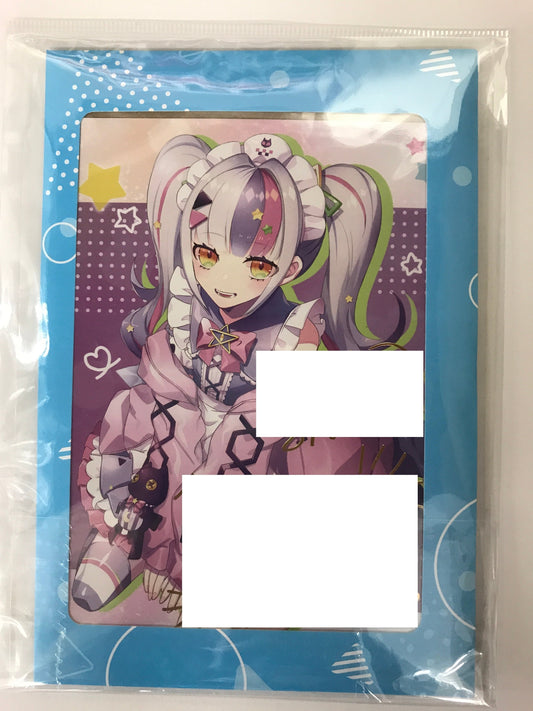 hololive hololive birthday commemoration 2022 foil stamped copy signature postcard with message Murasaki Shion