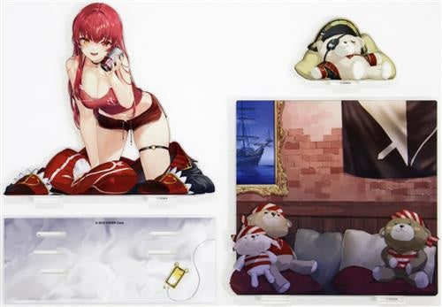 hololive hololive 3rd Anniversary Captain and Home Drinking Acrylic Diorama Stand Houshou Marine