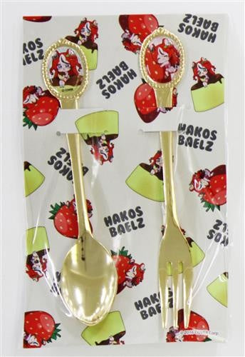 hololive hololive Birthday Anniversary 2023 Strawberry Dessert Spoon Fork Set Hakos Baelz