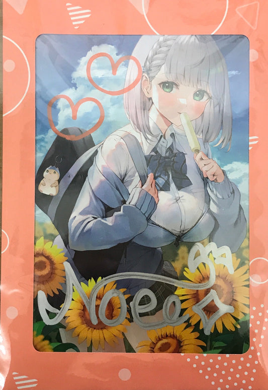 Cover hololive 3rd Anniversary Handwritten Autographed Postcard Shirogane Noel