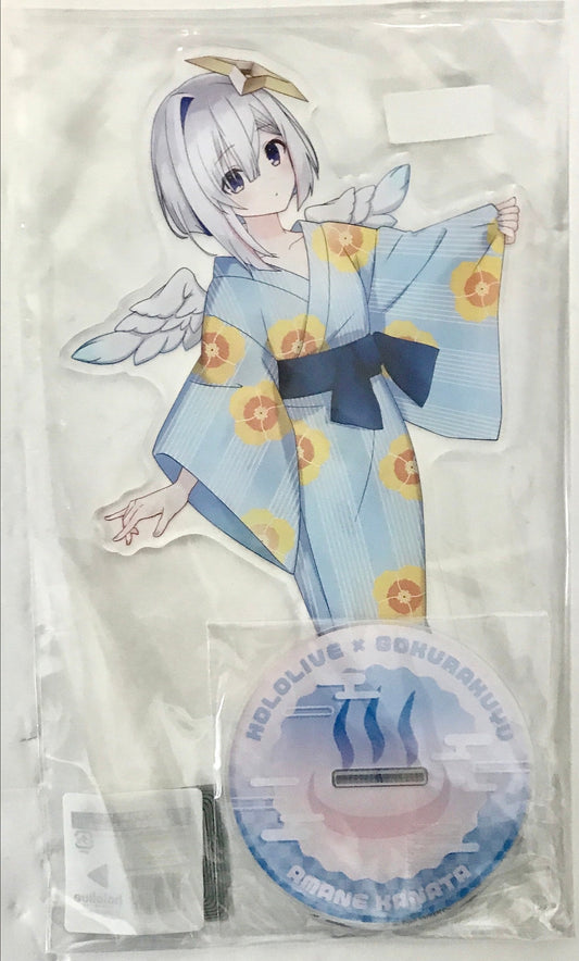 Gokurakuyu hololive x Gokurakuyu RAKU SPA big acrylic stand Yukata ver. Amane Kanata