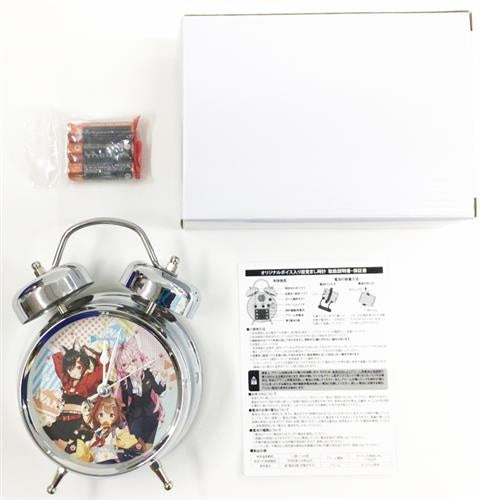 Cover hololive×WONDA Alarm clock with original voice Ookami Mio Inugami Korone Hakui Koyori