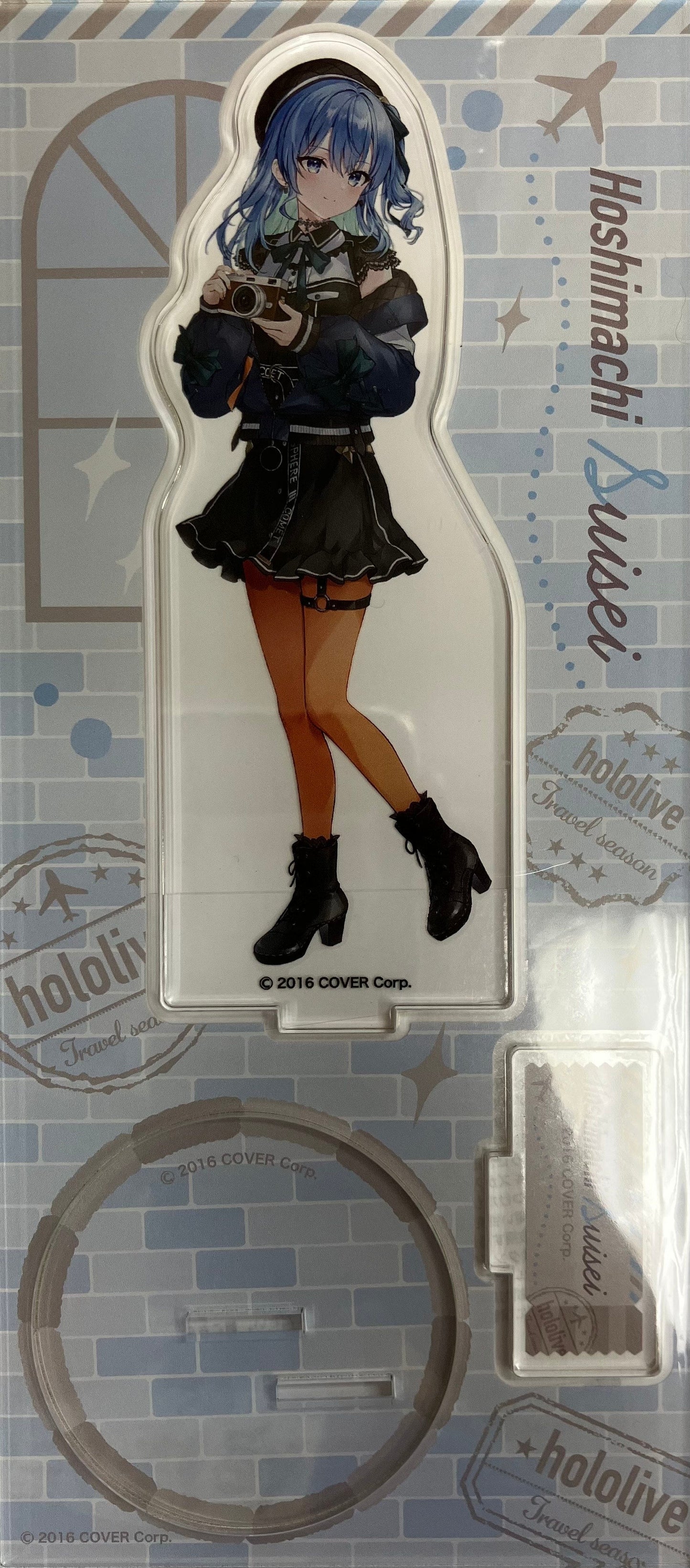 Movic hololive acrylic stand Travel season Hoshimachi Suisei