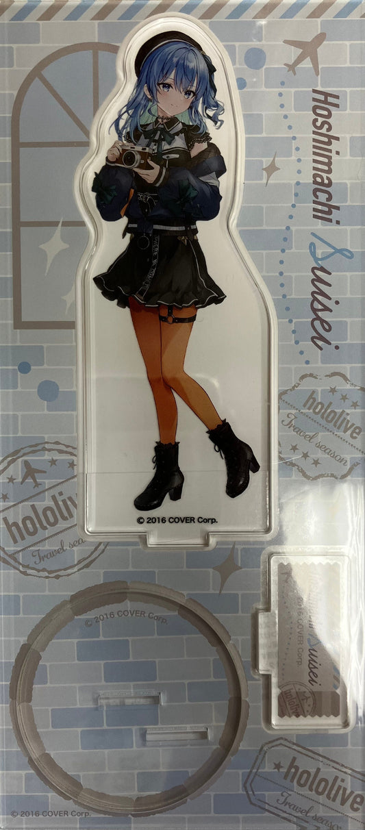 Movic hololive acrylic stand Travel season Hoshimachi Suisei