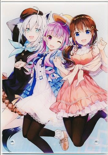 hololive hololive A5 size acrylic panel Shirakami Fubuki Minato Aqua Tokino Sora BILIBILI WORLD 2020 Shanghai