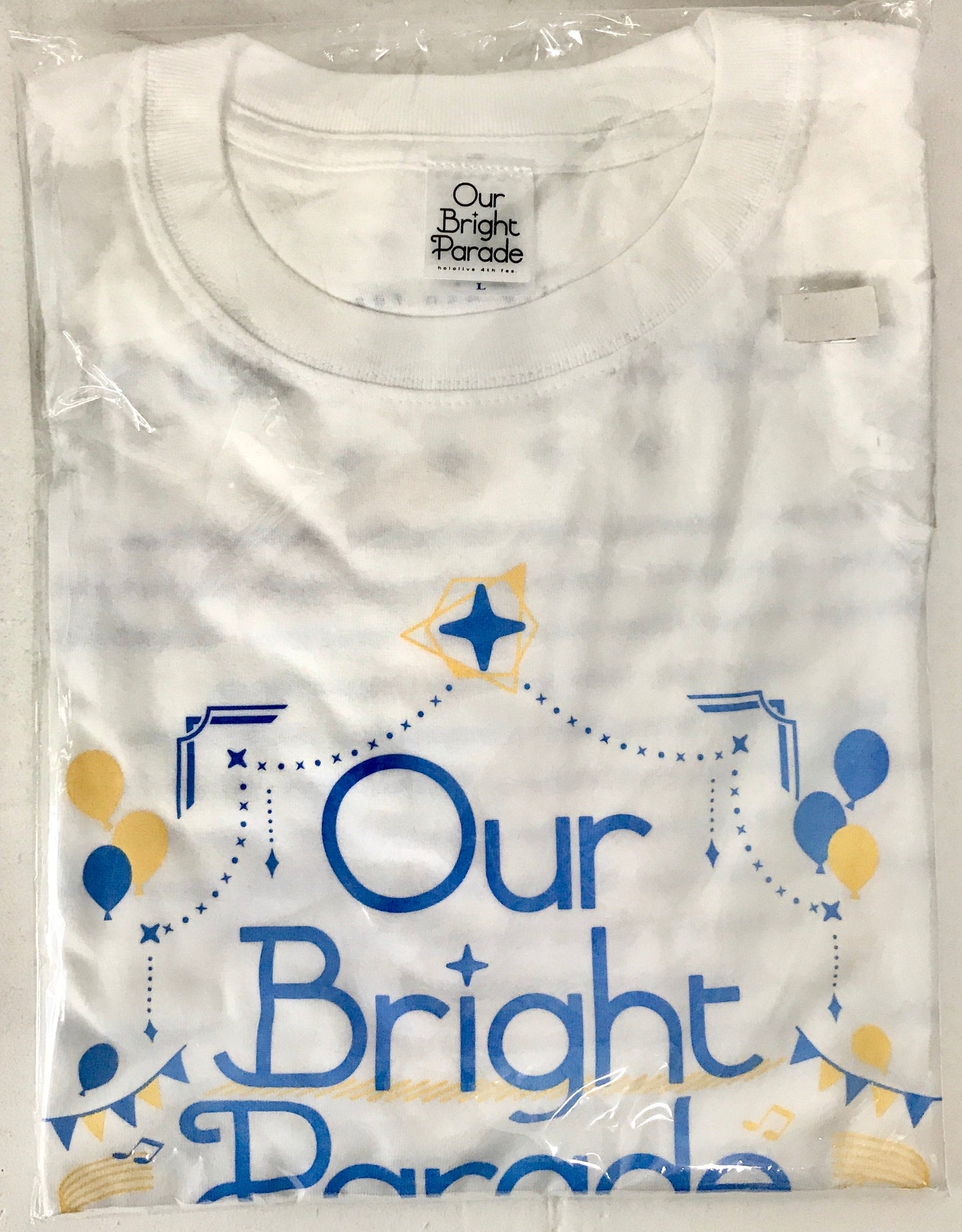 hololive hololive hololive 4th fes. Our Bright Parade T-shirt White L size hololive SUPER EXPO 2023