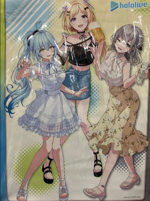 AEON FANTASY hololive×MOLLY.ONLINE Tapestry Private Clothes Aki Rosenthal Shirogane Noel Yukihana Lamy