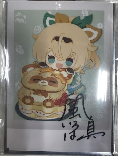 hololive hololive Birthday Anniversary 2023 Foil stamped copy Handwritten Autographed instax style bromide card Kazama Iroha
