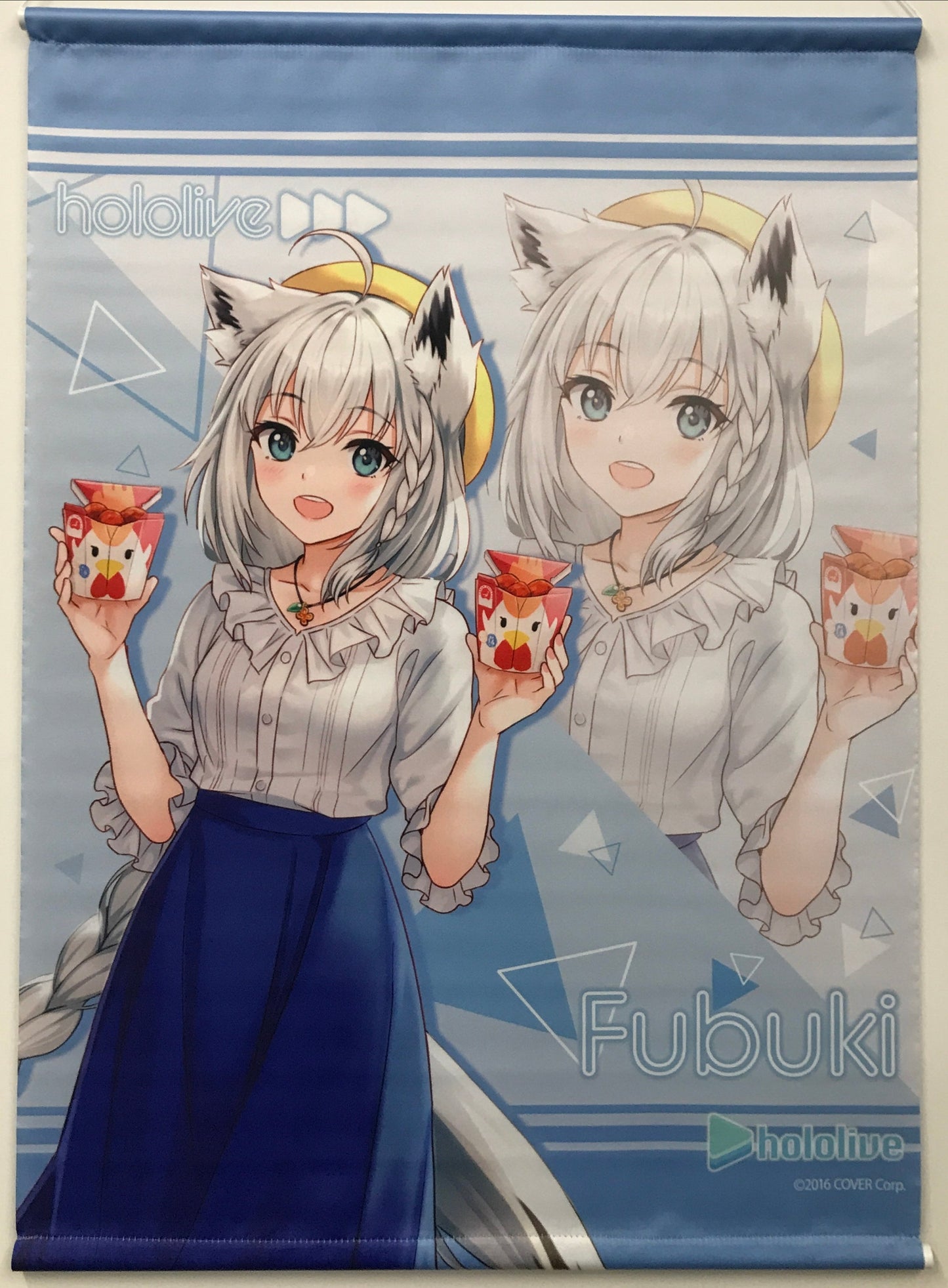 Lawson hololive A2 tapestry Shirakami Fubuki