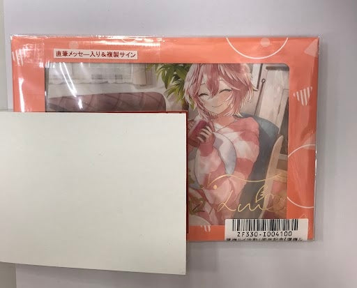 hololive hololive 1st anniversary anniversary handwritten message foil stamped copy Handwritten Signatureed postcard Takane Lui