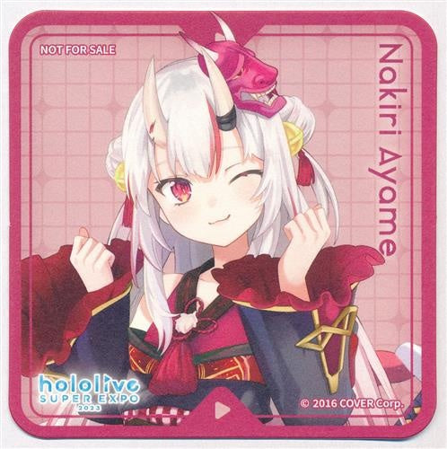 Cover hololive hololive SUPER EXPO 2023 Random coaster Nakiri Ayame hololive SUPER EXPO 2023