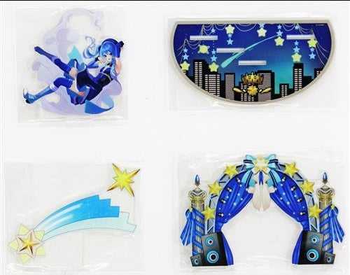 hololive hololive birthday 3rd anniversary anniversary acrylic diorama stand drawn by Mr. Saraki Hoshimachi Suisei