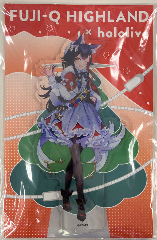 Fuji-Q Highland hololive in Fuji-Q Highland SNOW WORLD acrylic stand Ookami Mio