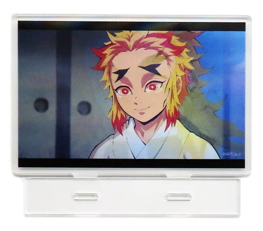 Senjurou Rengoku Kyoujurou Rengoku Purgatory House Reminiscent of Family Lenticular Acrylic Stand Demon Slayer Kimetsu no Yaiba Infinite Train Edition / Red-light District Edition Character Emaki Cafe in ufotable Cafe x Machi Asobi CAFE Phase 2