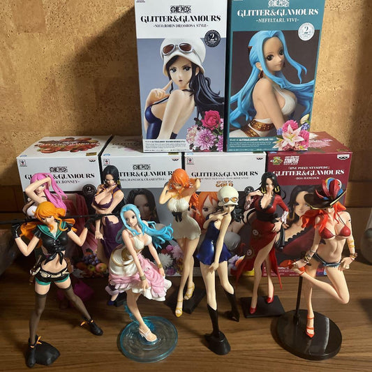 ONE PIECE figure Nami Robin Hancock Bonnie 8 set