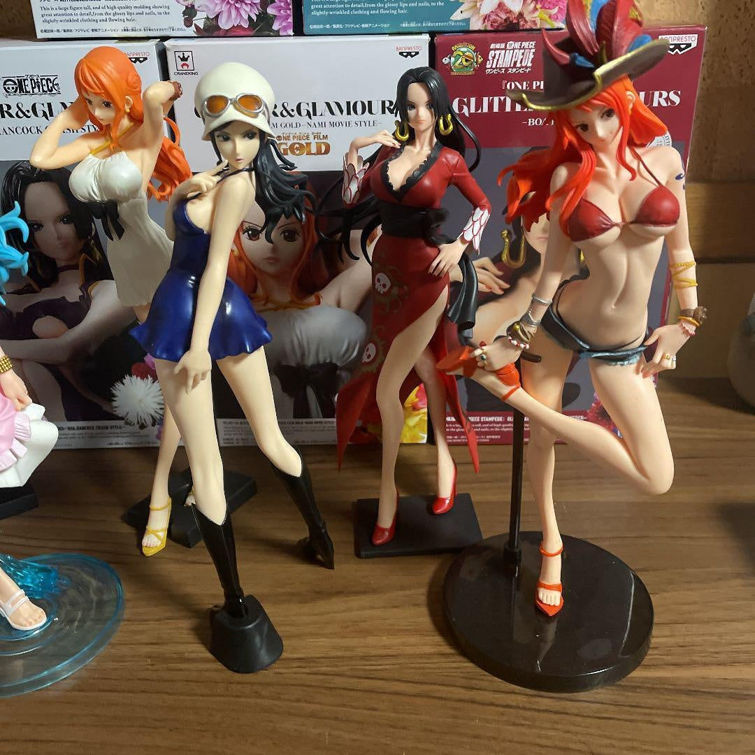 ONE PIECE figure Nami Robin Hancock Bonnie 8 set