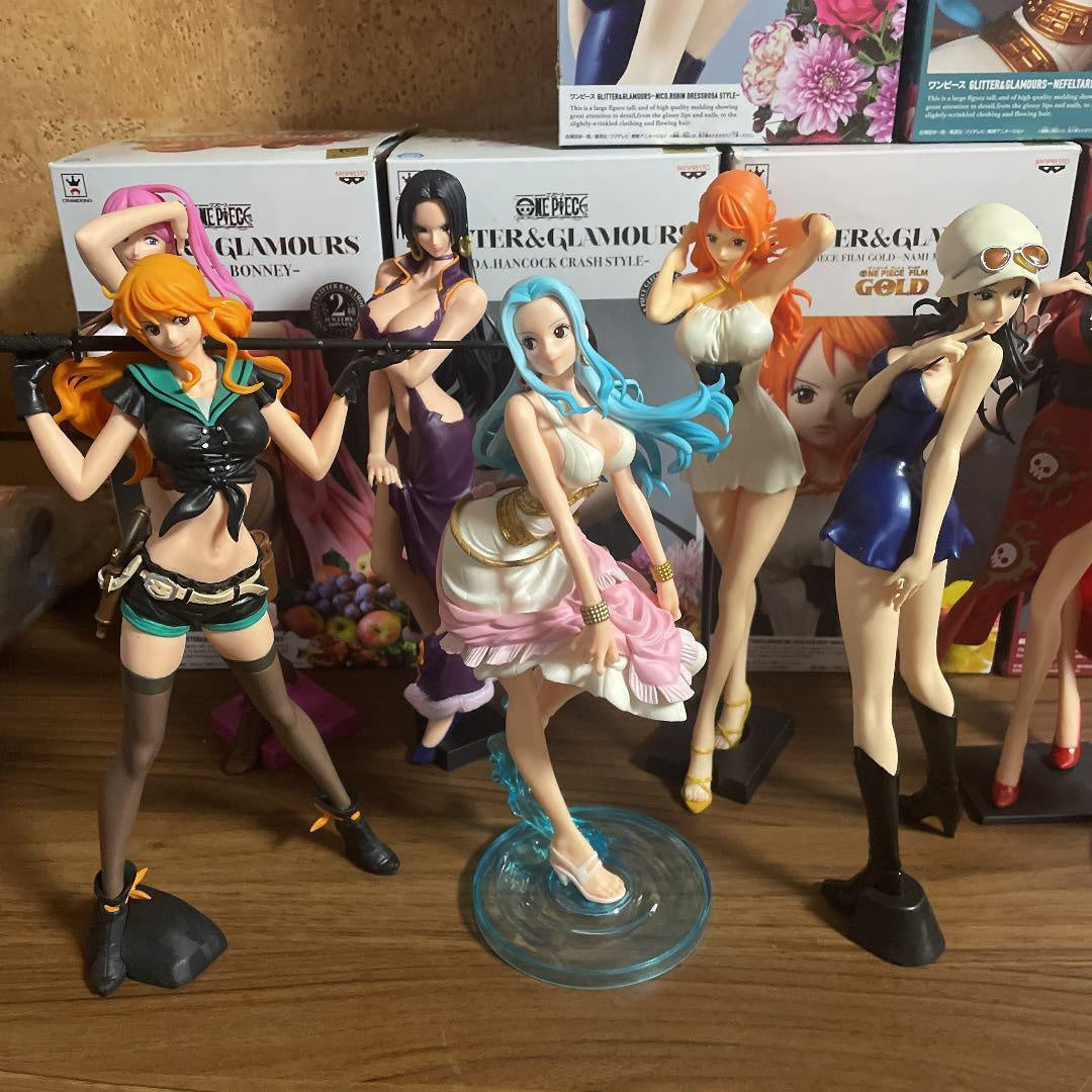 ONE PIECE figure Nami Robin Hancock Bonnie 8 set