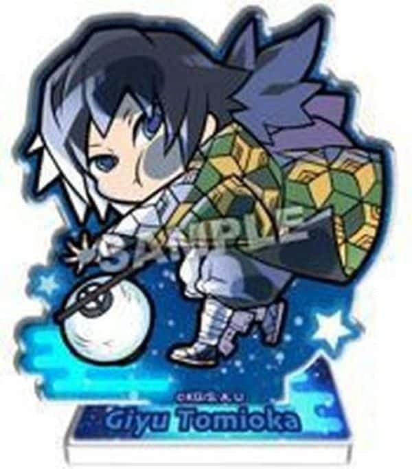 Takara Tomy Arts Giyuu Tomioka Pita Deformed Demon Slayer Kimetsu no Yaiba Night Patrol Trading Acrylic Stand