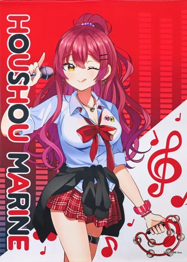 Cover Tapestry Houshou Marine Uniform ver B2 Tapestry Virtual YouTuber Hololive x Round One Collaboration Campaign