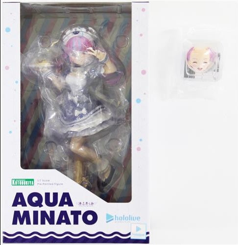 hololive Kotobukiya Hololive Production Minato Aqua Kotobukiya Shop Purchase Bonus Big Smile Parts Set Kotobukiya Shop Limited Figure Kotobukiya