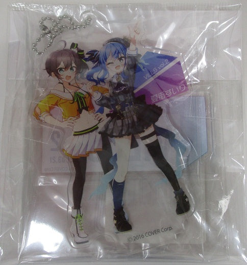 DMM.com DMM Scratch Virtual Unit Fes. VILLS vol.2 C-4 Prize Acrylic Stand Keychain Unit hololive Natsuiro Matsuri Hoshimachi Suisei Natsuiro Matsuri