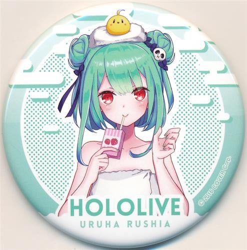 Gokurakuyu hololive x Gokurakuyu RAKU SPA Trading Can Badge Bath Day ver. Uruha Rushia