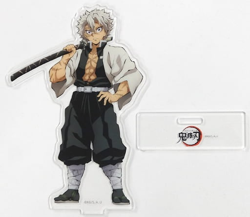 Sanemi Shinazugawa New Character Illustration Acrylic Stand TV Anime Demon Slayer Kimetsu no Yaiba Infinite Train Edition x ufotable Cafe x Machi Asobi CAFE