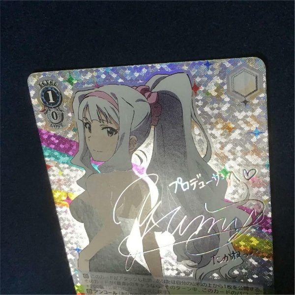 Signed Weiss Schwarz IDOL MASTER Takane Card IM/S30-079SP SP Foil Game Japan