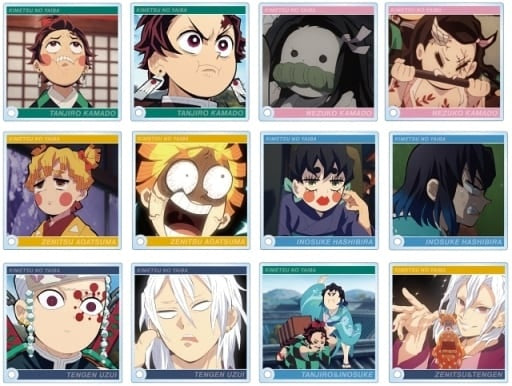 Almabianca BOX Demon Slayer Kimetsu no Yaiba trading scene acrylic stand panel ver.B