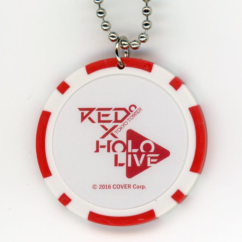 Chugai Mining Sakamata Chloe Casino Chip Keychain Life-size ver Virtual YouTuber hololive x RED TOKYO TOWER