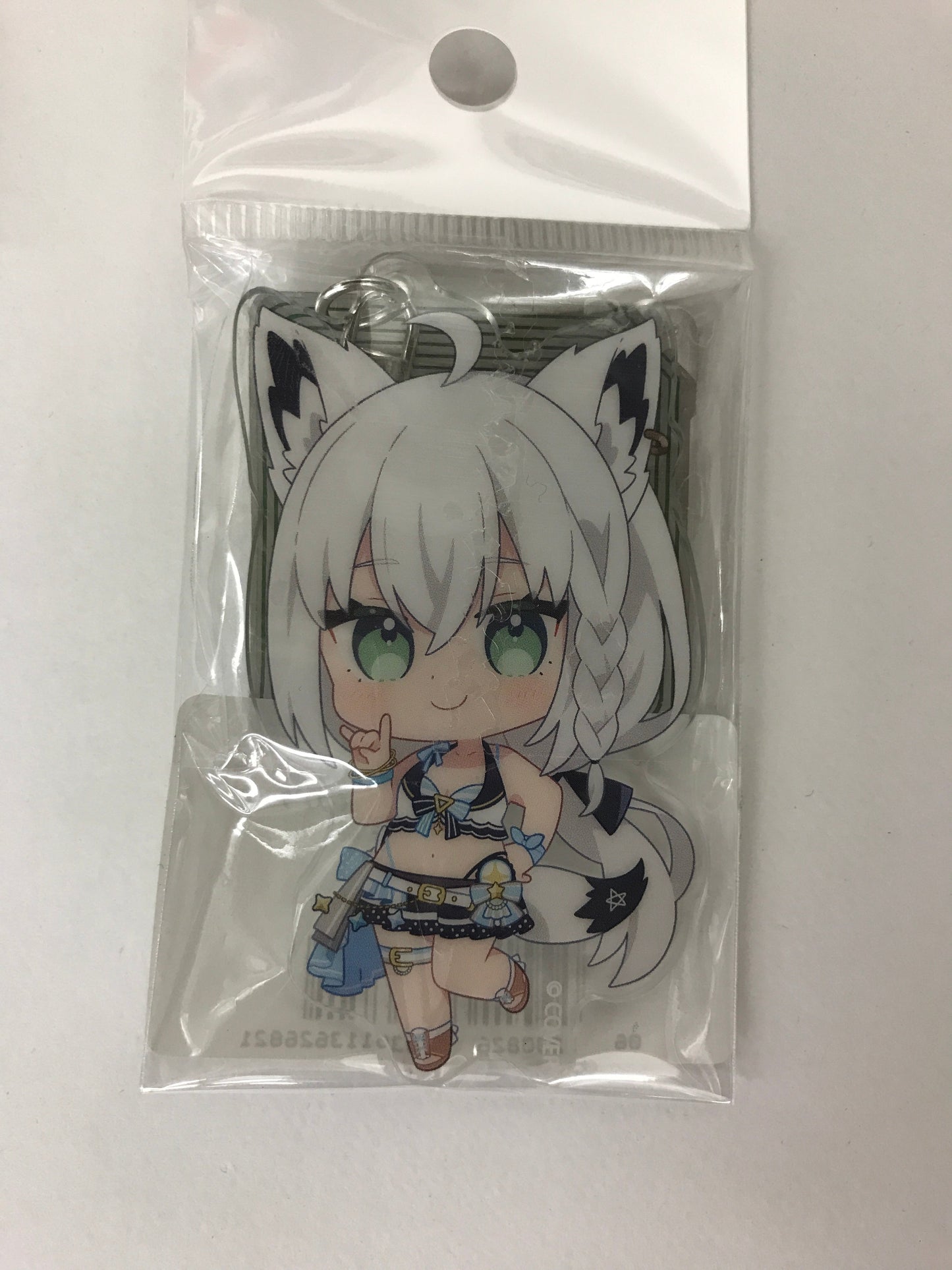 hololive hololive hololive Summer 2023 Summer Splash Party Random Mini Character Acrylic Keychain Shirakami Fubuki Comic Market 102/Comiket 102
