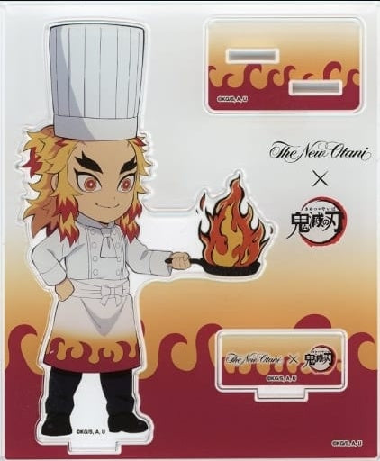 ・ Accessory Kyoujurou Rengoku acrylic stand Demon Slayer Kimetsu no Yaiba x Hotel New Otani February limited guest benefits