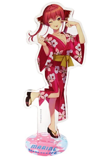 Miscellaneous Goods Houshou Marine Acrylic Stand Yukata ver Hololive x Gokurakuyu RAKU SPA Flow Life