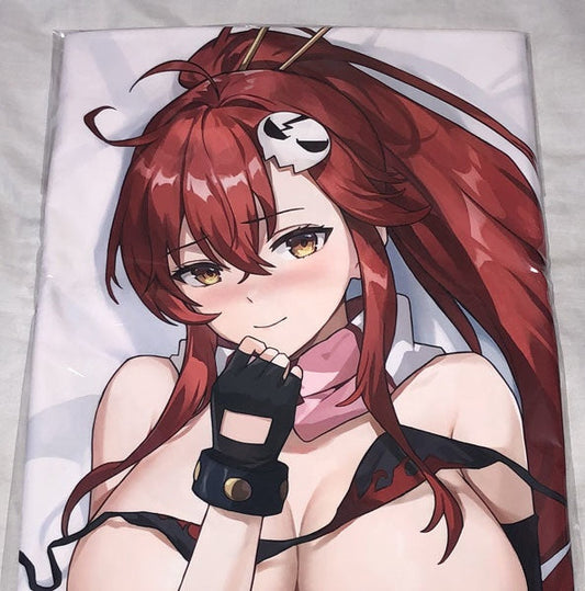 Genuine Sea Otter Party Tengen Toppa Gurren Lagann Yoko Littner Yoko-chan Dakimakura Cover Pillow Case with SJ Lyctron