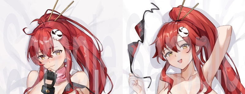 Genuine Sea Otter Party Tengen Toppa Gurren Lagann Yoko Littner Yoko-chan Dakimakura Cover Pillow Case with SJ Lyctron