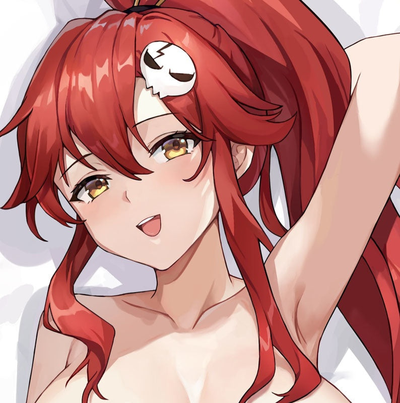 Genuine Sea Otter Party Tengen Toppa Gurren Lagann Yoko Littner Yoko-chan Dakimakura Cover Pillow Case with SJ Lyctron