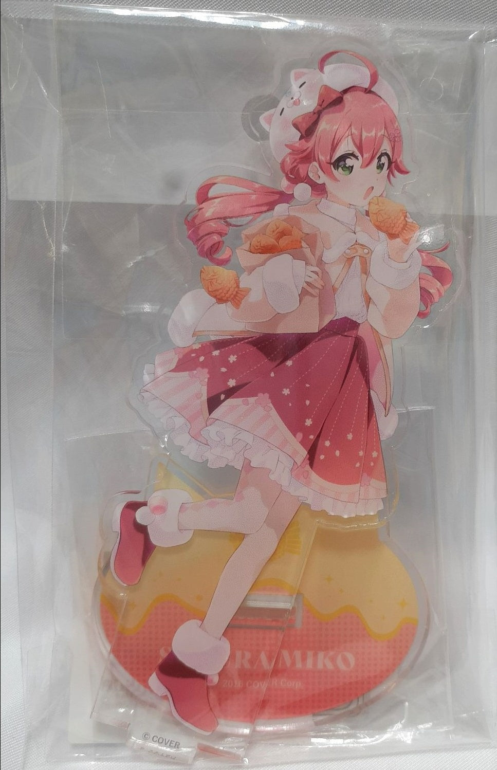 Chugai Mining hololive Miko Sakura x Naruto Taiyaki Honpo Acrylic Stand A Miko Sakura
