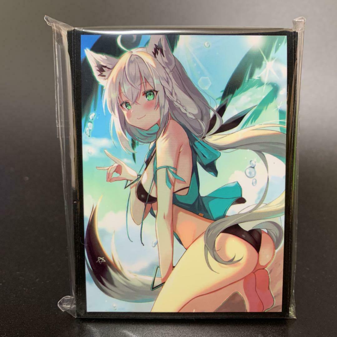 Shirakami Fubuki Swimsuit Sleeve 60sheets 67mm x 92mm Hololive Comiket