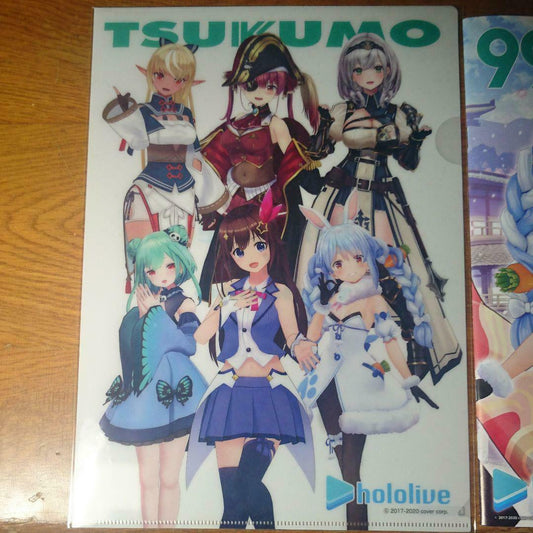 Tsukumo x Hololive Collaboration Clear File Tsukumo Magazine Not Sold in stores