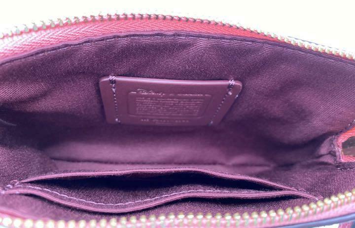 Coach x Disney Japan Limited Corner Zip Wristlet Skateboard Mickey Mouse Pink