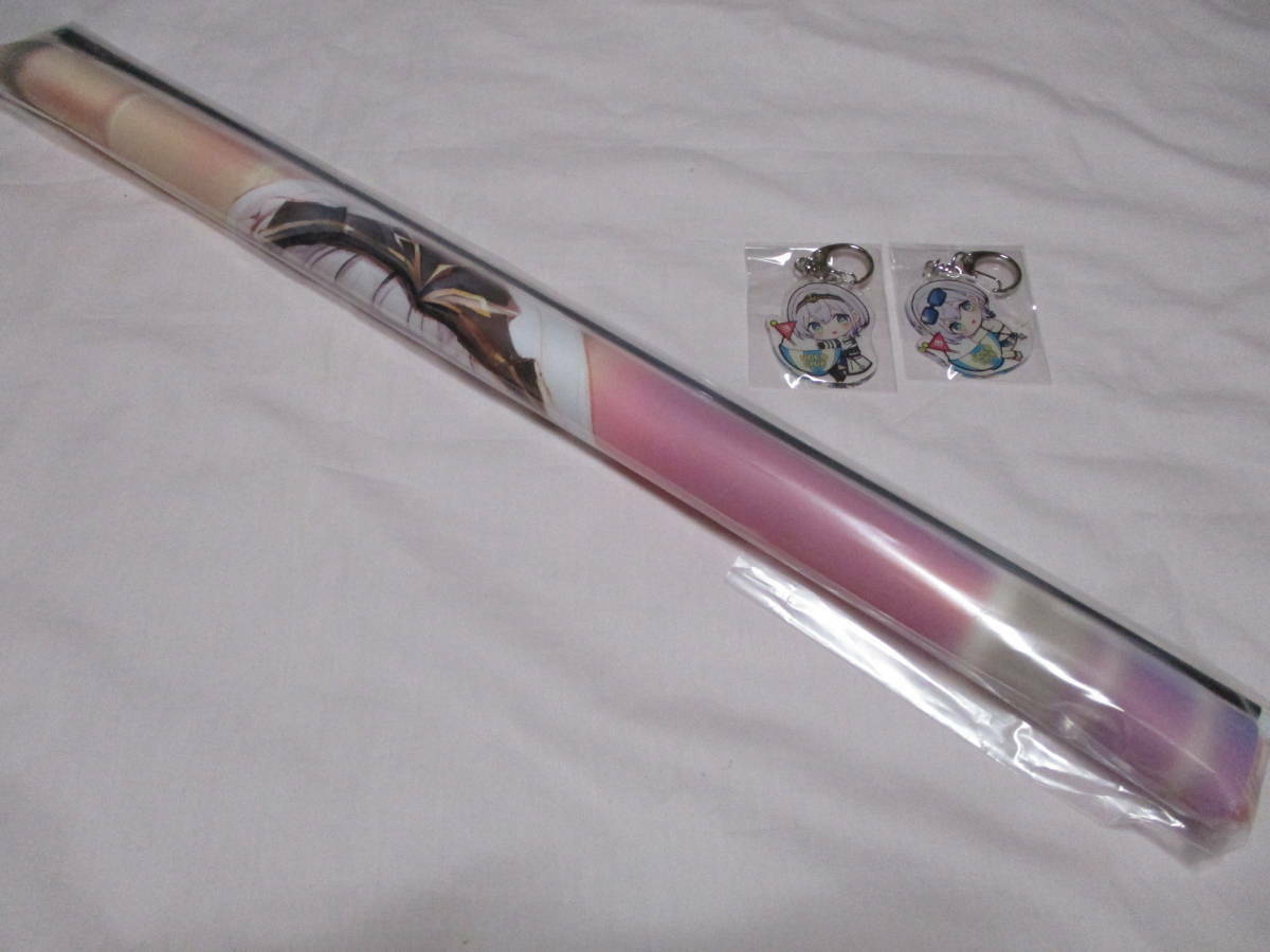 hololive Shirogane Noel B2 Tapestry Acrylic key chain set holoket limited watao