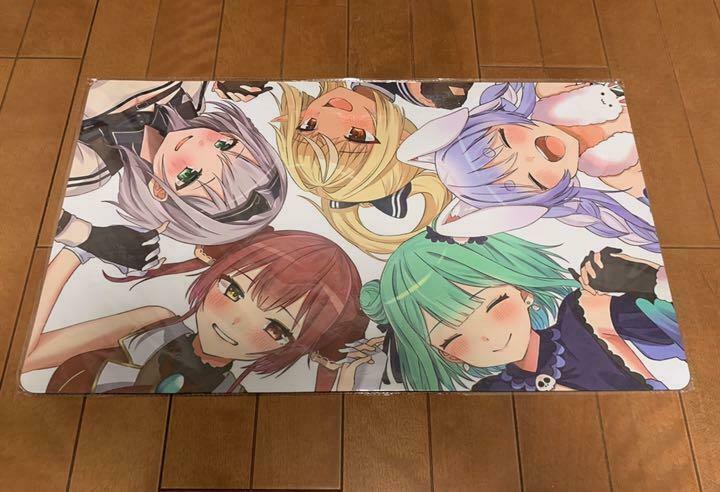 Hololive 3rd generation Playmat 350mm x 600mm rubber Marine Pekora rushia noel
