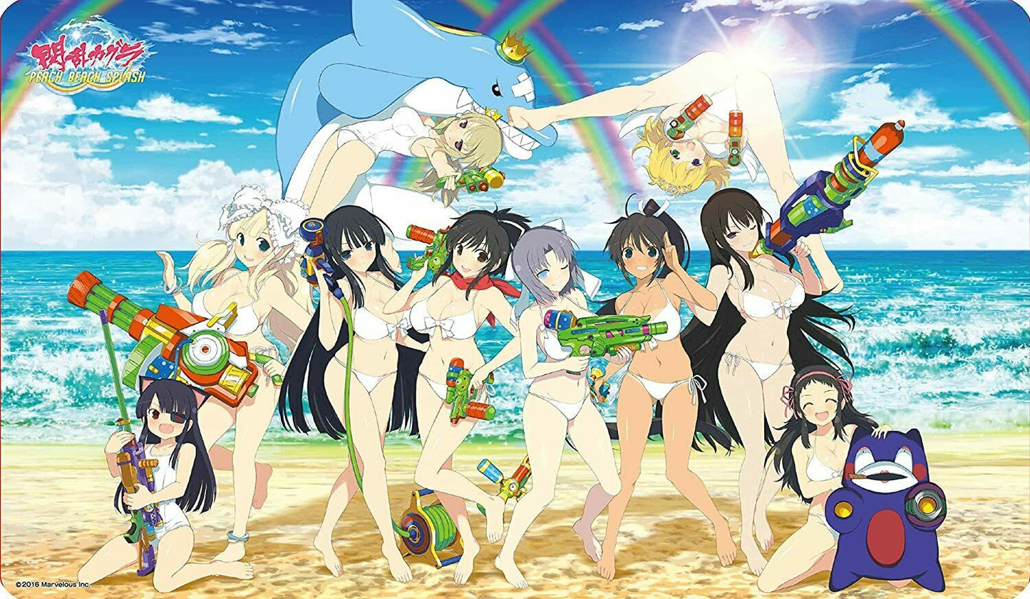 ensky Character Rubber Mat Senran Kagura PEACH BEACH SPLASH playmat asuka yumi