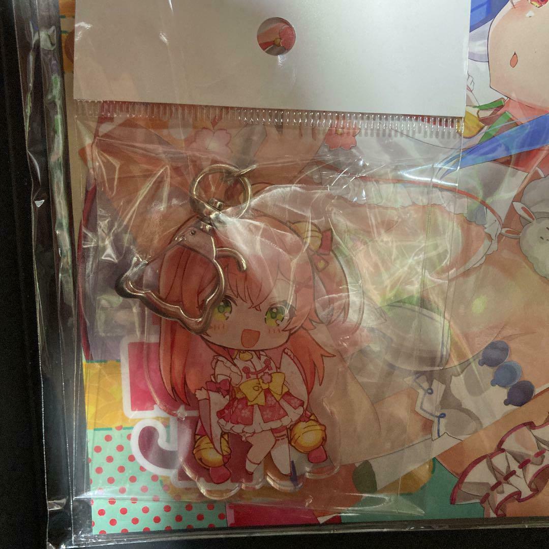 motunuki MIKOMIX Art book hololive Usada Pekora Sakura Miko Keychain Postcard
