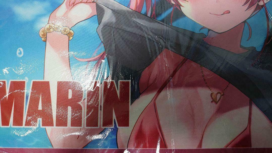 Playmat Hololive Houshou Marine Swimsuit Size 300mm x 500mm Trading Card