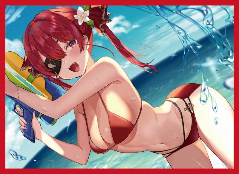 Hololive Houshou marine Card sleeve Swimsuit 60 pieces
