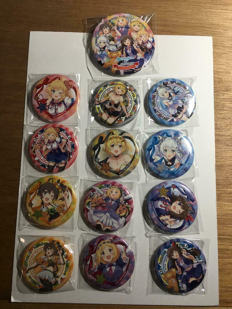 Hololive Joypolis Limited Can badge Set Akai haato Shirakami Fubuki Tokino Sora