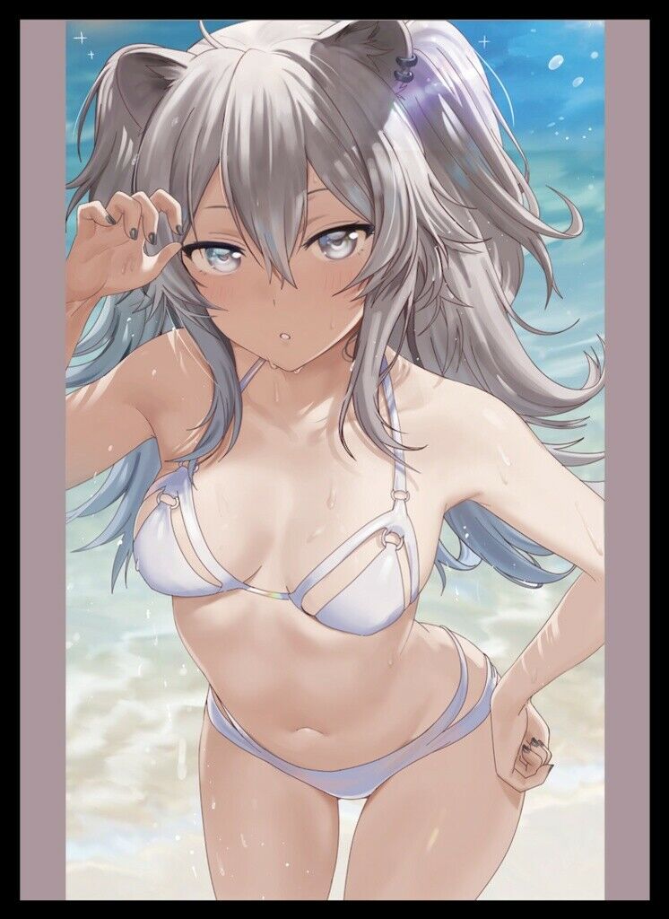 TCG sleeve 2 types set Swimsuit hololive Ninomae Inanis Shishiro Botan 60 sheets