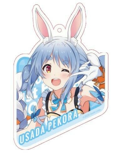 Hololive Usada Pekora Nonstop Story Limited Acrylic Keychain Size: 80mm x 80mm