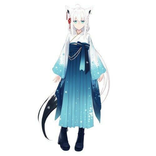Hololive Shirakami Fubuki Atre Akihabara collab Acrylic Stand New Year's Costume
